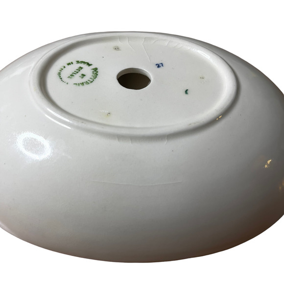 Vintage Metlox Poppytrail Divided Bowl California 9.75" X 7.25" Floral Pattern - Picture 8 of 8